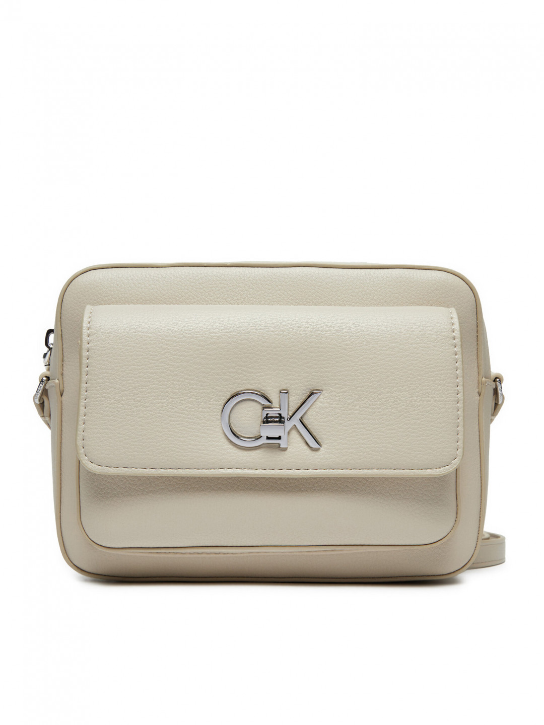 Calvin Klein Kabelka Re-Lock Camera K60K612538 Écru